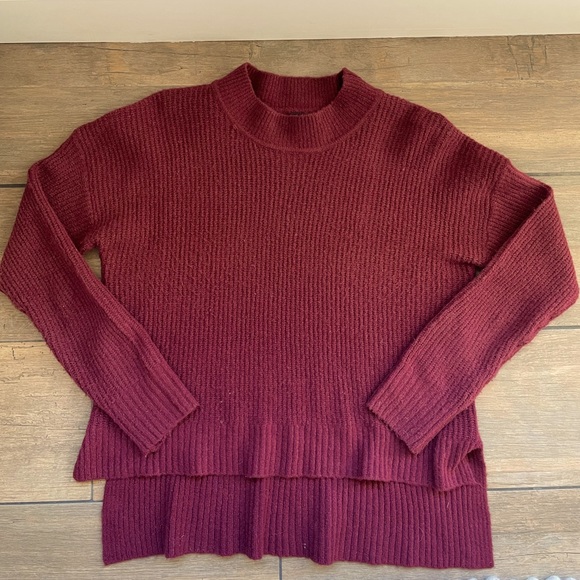 Ambiance Apparel Burgundy Sweater - Picture 1 of 2